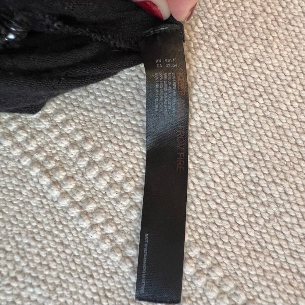 Free People Beach  Black Smocked Jumpsuit - Picture 14 of 16